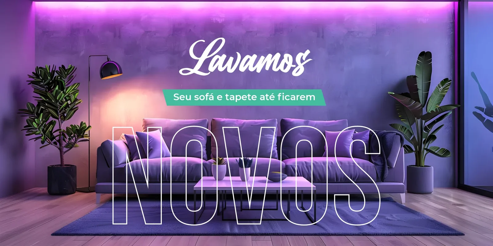 Lavamos Novos — campanha Lavanderia Banho de Gato